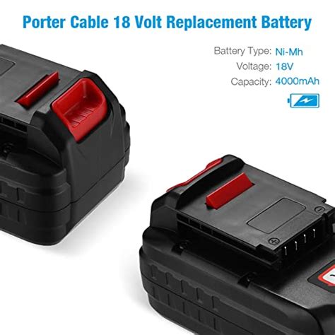 Powerextra Upgraded 2 Pack 18v 40ah Replacement Battery Compatible