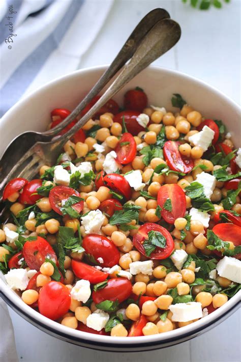 Salade de pois chiches tomates et féta recette facile