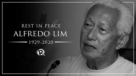 Rappler On Twitter Just In Former Manila Mayor Alfredo Lim Dies On