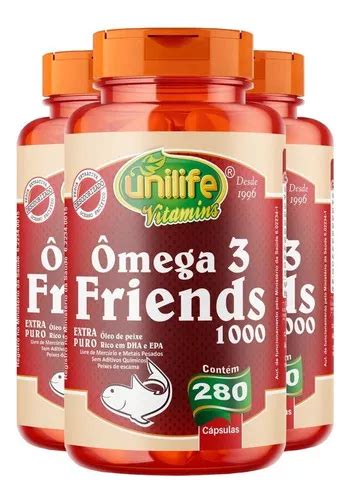 Suplemento En C Psulas Unilife Vitamina Omega En Frasco De Ml