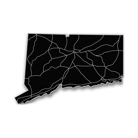 Connecticut // Acrylic Cutout State Map - Modern Crowd - Touch of Modern