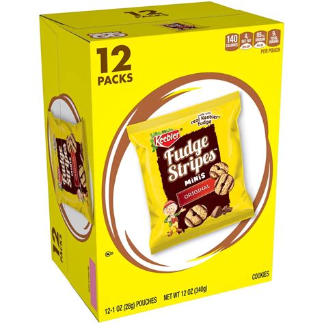 Keebler Fudge Stripes Minis Original Cookies 1 Oz 12 Count Walmart Inventory Checker Brickseek