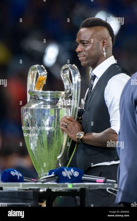 Istambul Turkey Th June Mario Balotelli With The Trophy