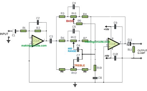 Guitar Tone Control Circuit