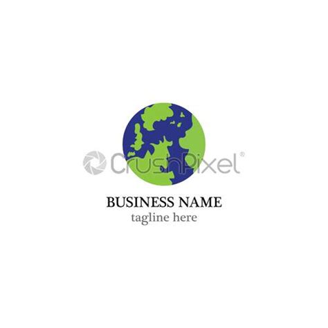 Global Logo Design Stock Vector Crushpixel