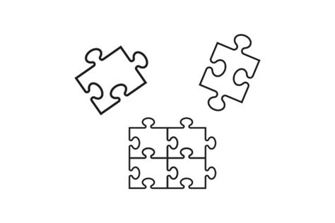 Puzzle Logo Vector Graphic By Redgraphic · Creative Fabrica