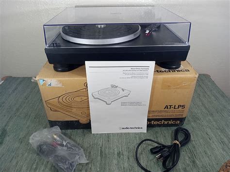 Audio-Technica AT-LP5 Direct Drive Turntable Open Box | Reverb