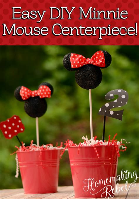 DIY Minnie Mouse Party Decor - Homemaking Rebel