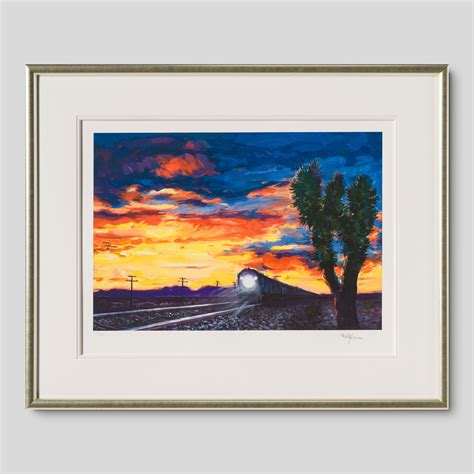 Train At Sunset Bob Dylan Castle Fine Art