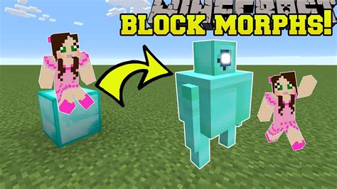 Minecraft Block Morphs Blocks Turn Into Mobs Mod Showcase Youtube