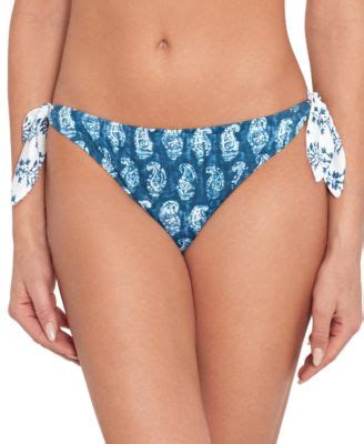 Lauren Ralph Lauren Women S Side Tie Hipster Bikini Bottoms Macy S