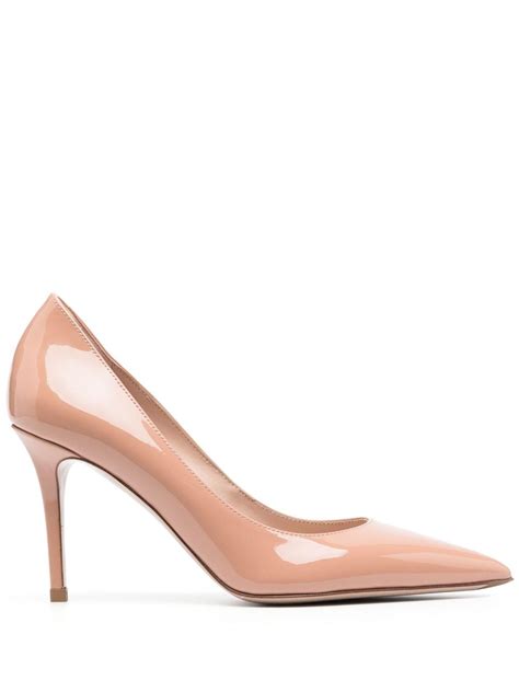 Le Silla Eva 90mm Patent Leather Pumps In Pink Lyst