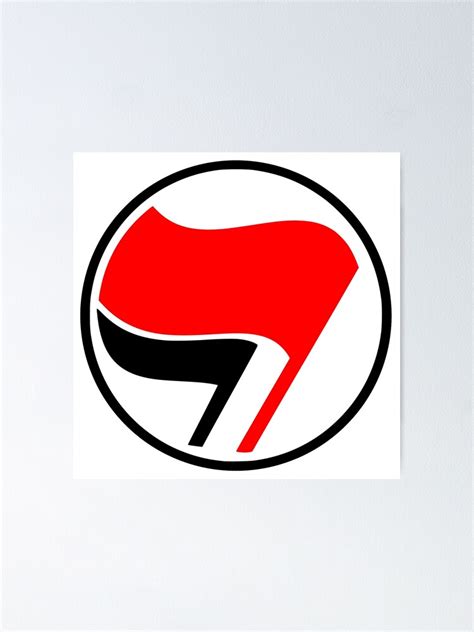 "Anti-Fascist Flags" Poster by trumporium | Redbubble