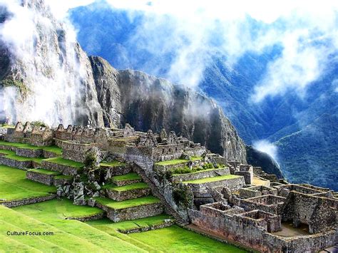 Laptop Machu Picchu Huayna Picchu Ancient Background Picture Free