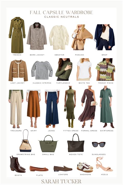 Classic Fall Capsule Wardrobe 2023 Sarah Tucker