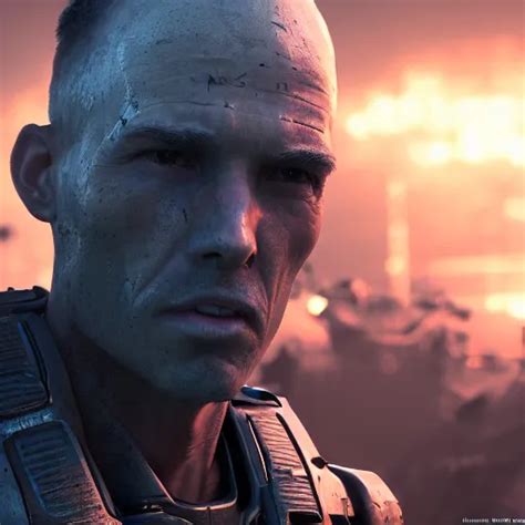 Portrait Of War K Uhd Unreal Engine Octane Render Stable