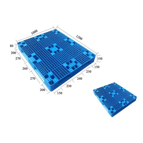 Euro Plastic Pallet Double Sided Series 1200 1000 150mm Cheap Heavy