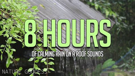 Hour Calming Rain On A Roof Sounds For Relaxing Sleeping And