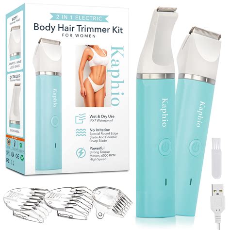 Buy Kaphio Waterproof Bikini Trimmer Hair Clippers For Women With