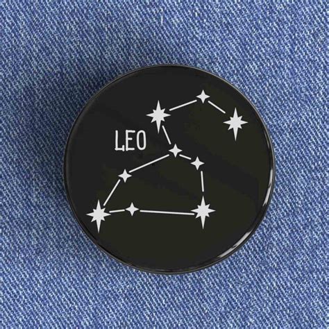 Leo Constellation Badge Magnet Nowstalgia