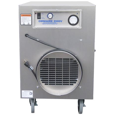 Omniaire Negative Air Machine • Medical Hepa Filter • 9999 • Oa2000 Omni Cleanair