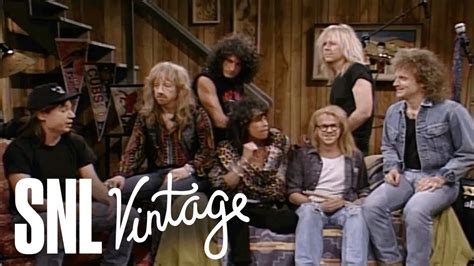 Waynes World Aerosmith Snl Tom Hanks Plays A Roadie Waynes