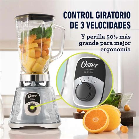 Licuadora Clásica Oster Con Perilla De 3 Velocidades Blst4655