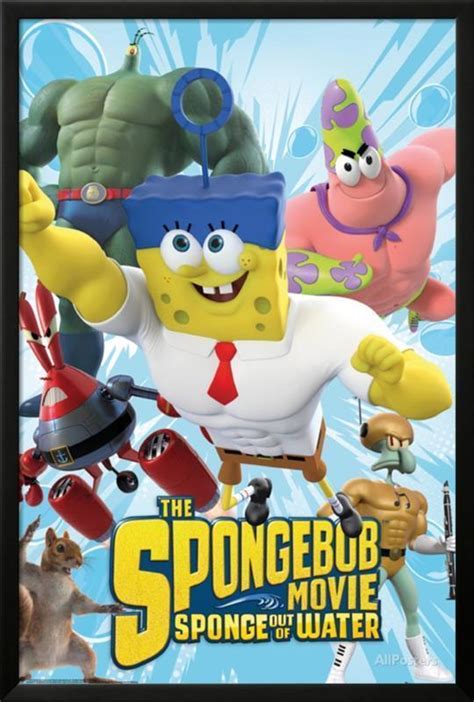 Spongebob Movie - Characters Lamina Framed Poster - 26x38 | #1930337928