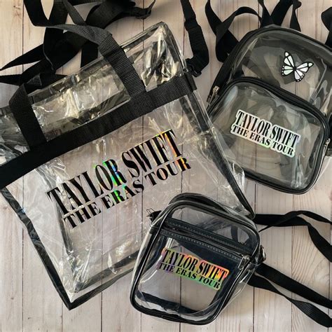 Taylor Swifts Eras Tour Clear Bag Etsy