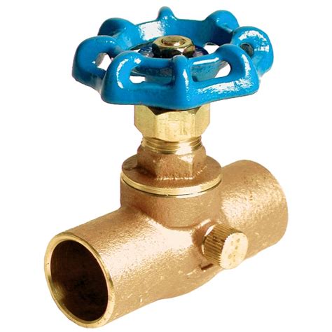 AMERICAN VALVE 1/2" Brass Stop and Waste Valve at Lowes.com