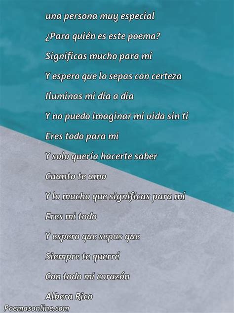 Mejores Poemas Para Alguien Muy Especial Poemas Online