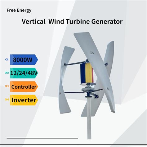 Fltxny W Rpm Verticale As Windturbine Generator Kw Off