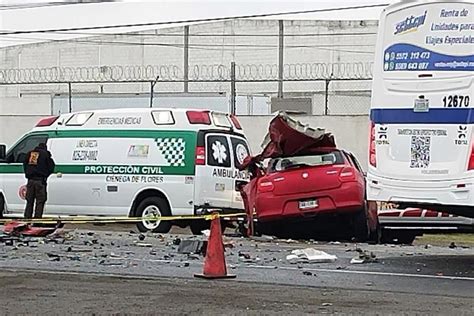 Fallece Al Chocar Contra Camión De Transporte De Personal