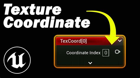 Texture Coordinate Node Explained Unreal Engine Materials Youtube