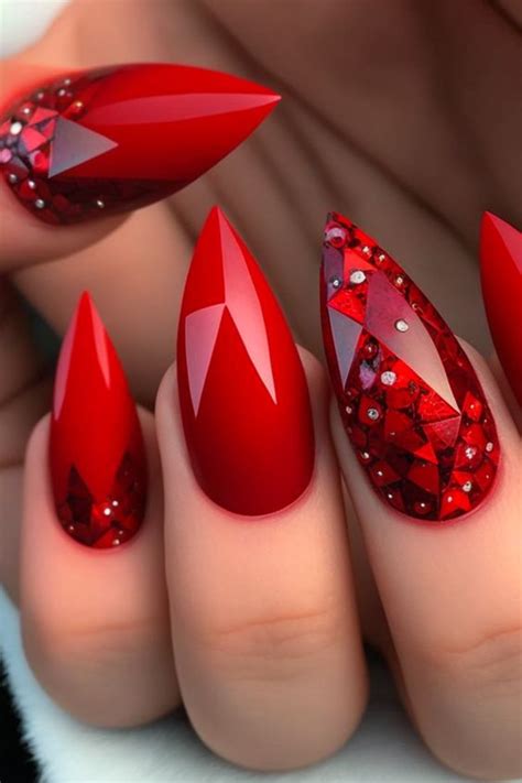 50 Best Red Nail Designs 2023