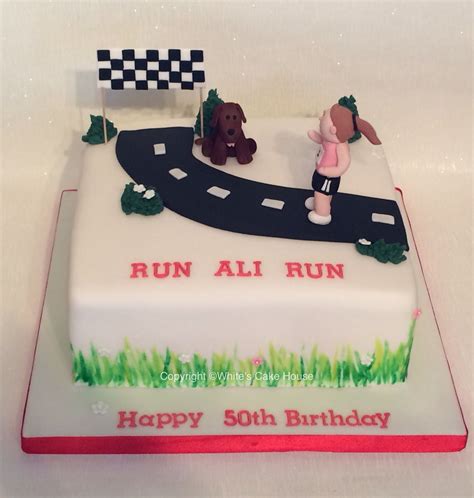 Running Themed Cake Tortas Para Hombres Tortas Pasteles