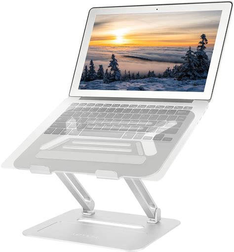 Urmust Adjustable Laptop Stand For Desk Aluminum Computer Stand For