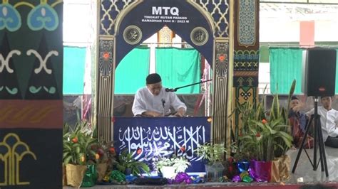 Meriahkan Ramadhan Puluhan Warga Binaan Rutan Padang Ikuti Musabaqah