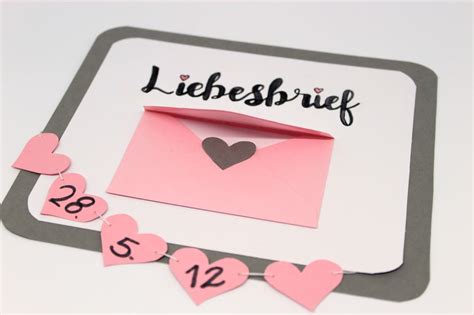 Von Herzen Diy Valentinstagsgeschenk Liebesbrief Ganz Einfach Selber