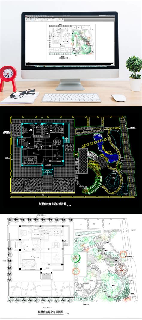 Villa Landscape Greening Construction Drawing CAD Decors & 3D Models | DWG Free Download - Pikbest