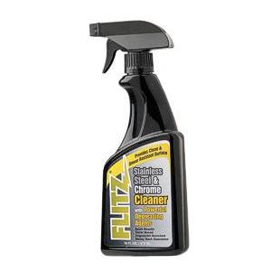 Flitz Stainless Steel Chrome Cleaner With Degreaser 16 Oz 473 Ml