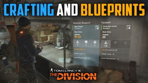 The Division Crafting Mechanics And Blueprints Explained Youtube