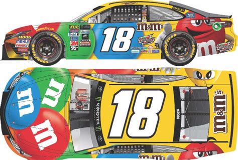 2017 Kyle Busch #18 M&M's 1:24 Diecast Car - GFRracing.com