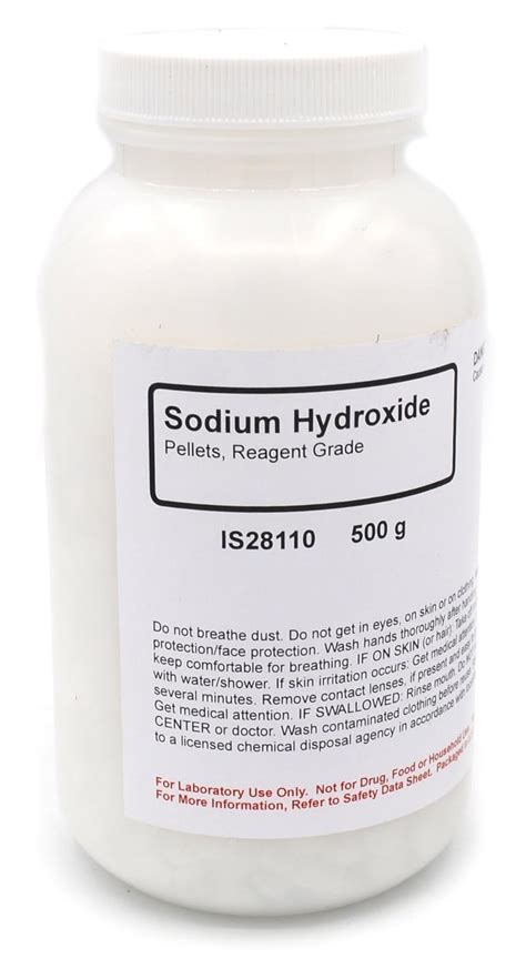 Pellet De Hidróxido De Sodio De Grado Reactivo 1764 Oz The Curated