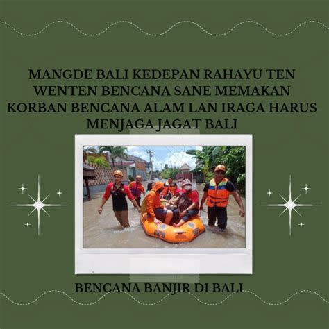 Literature Bencana Banjir Bali BASAbaliWiki