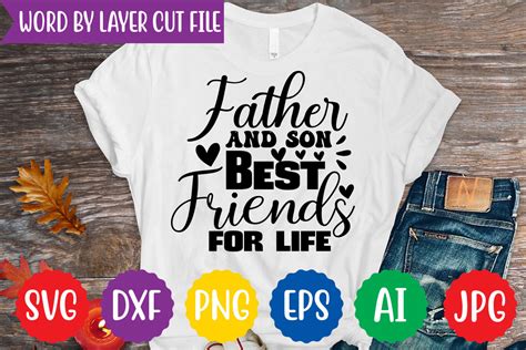 Father And Son Best Friends For Life Svg Graphic By DigitalArt