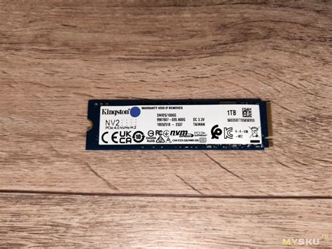 Обзор SSD накопителя Kingston NV2 (SNV2S/1000G)