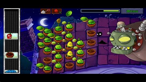 Plants Vs Zombies Roof Level 10 YouTube