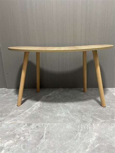 Jiteentarou Tables Curved End Table Mid Century Modern Coffee Table U