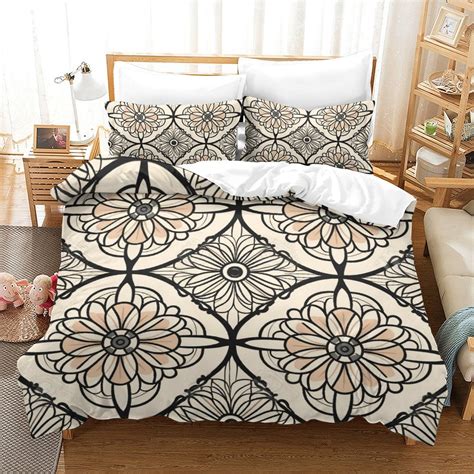 Home Textiles Abstract Flower Printed Bedspreads Adult Modern Duvet ...